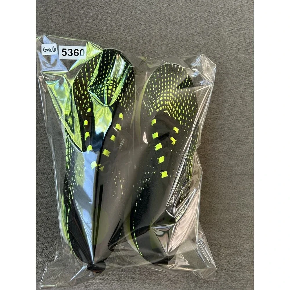Skechers Running Shoes Mens 11 Black Lime GOrun Max Road 4 Hyper 55223 BKLM Knit